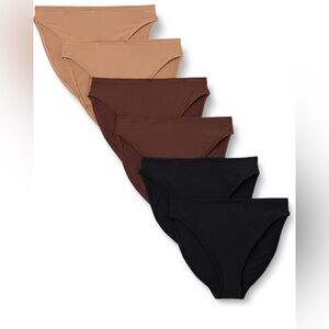 Amazon Essentials Women Bikini Panty Underwear - Pack of 6 Size M